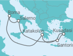 Itinerario del Crucero Italia, Grecia, Turquía - Princess Cruises