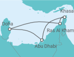 Itinerario del Crucero Qatar - Celestyal Cruises
