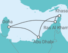 Itinerario del Crucero Qatar - Celestyal Cruises