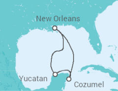 Itinerario del Crucero México - Carnival