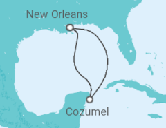 Itinerario del Crucero México - Carnival