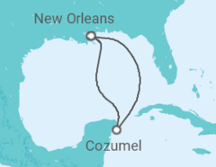 Itinerario del Crucero México - Carnival
