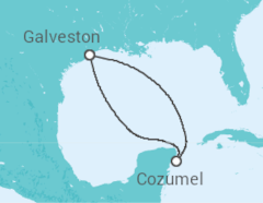Itinerario del Crucero México - Carnival