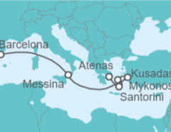 Itinerario del Crucero Grecia, Turquía, Italia - Celebrity Cruises