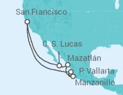 Itinerario del Crucero Alaska - Princess Cruises
