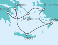 Itinerario del Crucero Grecia, Turquía - Silversea
