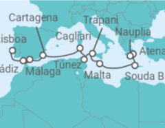 Itinerario del Crucero desde Atenas (Grecia) a Lisboa - Silversea