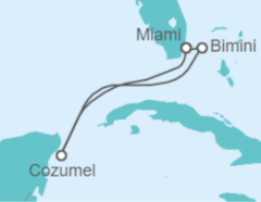 Itinerario del Crucero La Riviera Maya - Virgin Voyages