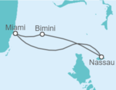 Itinerario del Crucero Vacaciones en el Caribe con Scarlet - Virgin Voyages