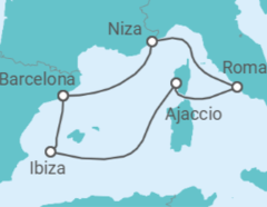 Itinerario del Crucero Ibiza Idílica - Virgin Voyages