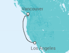 Itinerario del Crucero Alaska - Princess Cruises