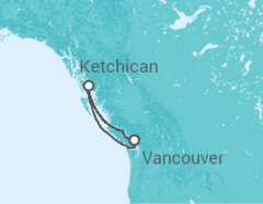 Itinerario del Crucero USA - Princess Cruises