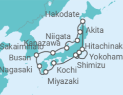 Itinerario del Crucero Japón, Corea Del Sur - Princess Cruises