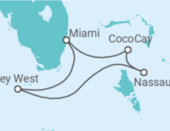 Itinerario del Crucero Bahamas, USA - Royal Caribbean