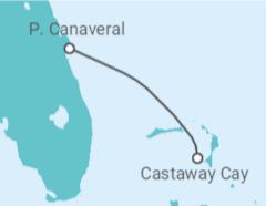 Itinerario del Crucero USA - Disney Cruise Line
