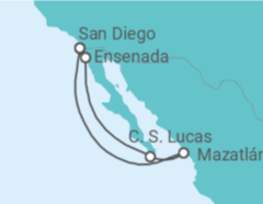 Itinerario del Crucero México - Disney Cruise Line