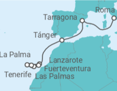 Itinerario del Crucero Islas Canarias - MSC Cruceros