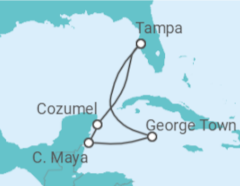 Itinerario del Crucero México, Islas Caimán - Royal Caribbean