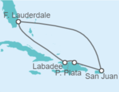 Itinerario del Crucero Puerto Rico - Royal Caribbean