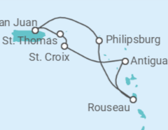 Itinerario del Crucero Islas Vírgenes - Eeuu, Antigua Y Barbuda, Saint Maarten - Royal Caribbean