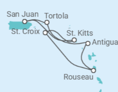 Itinerario del Crucero Islas Vírgenes - Reino Unido, Antigua Y Barbuda - Royal Caribbean