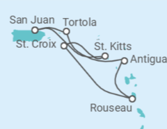 Itinerario del Crucero Islas Vírgenes - Reino Unido, Antigua Y Barbuda - Royal Caribbean