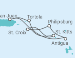 Itinerario del Crucero Islas Vírgenes - Reino Unido, Antigua Y Barbuda, Saint Maarten - Royal Caribbean
