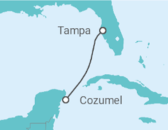 Itinerario del Crucero México - Carnival