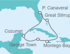 Itinerario del Crucero Jamaica, Islas Caimán, México - Norwegian Cruise Line