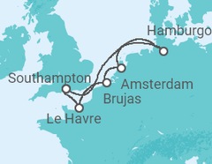 Itinerario del Crucero Reino Unido, Alemania, Holanda, Bélgica - MSC Cruceros