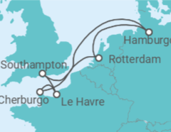 Itinerario del Crucero Francia, Reino Unido, Alemania - MSC Cruceros