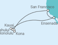 Itinerario del Crucero Islas Hawaianas - Princess Cruises