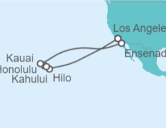 Itinerario del Crucero Islas Hawaianas - Princess Cruises
