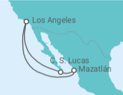 Itinerario del Crucero México - Princess Cruises