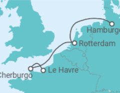 Itinerario del Crucero Holanda, Francia - MSC Cruceros