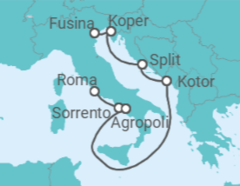 Itinerario del Crucero Eslovenia, Croacia, Montenegro, Italia - Silversea