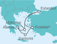 Itinerario del Crucero Grecia, Turquía - Royal Caribbean