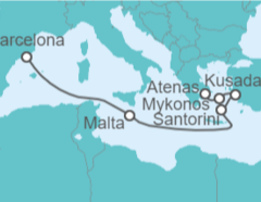 Itinerario del Crucero Malta, Grecia, Turquía - Royal Caribbean