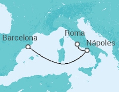 Itinerario del Crucero Italia - Royal Caribbean