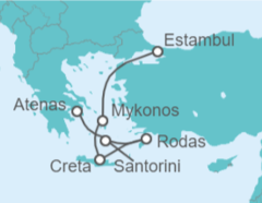 Itinerario del Crucero Grecia - Costa Cruceros