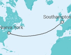 Itinerario del Crucero Reino Unido - Cunard