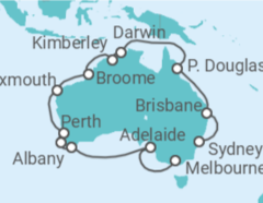 Itinerario del Crucero desde Melbourne (Australia) a Sydney (Australia) - Princess Cruises
