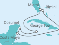Itinerario del Crucero México, Islas Caimán - Celebrity Cruises