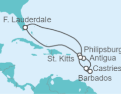 Itinerario del Crucero Saint Maarten, Santa Lucía, Barbados, Antigua Y Barbuda, San Cristóbal Y Nieves - Celebrity Cruises