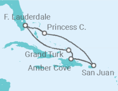 Itinerario del Crucero Puerto Rico, Bahamas - Princess Cruises