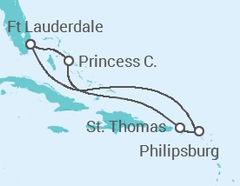Itinerario del Crucero Islas Vírgenes - Eeuu, Saint Maarten - Princess Cruises