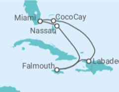 Itinerario del Crucero Jamaica, Bahamas - Royal Caribbean