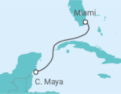 Itinerario del Crucero USA - Royal Caribbean
