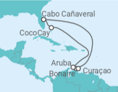Itinerario del Crucero Curaçao, Bonaire, San Eustaquio y Saba, Aruba - Royal Caribbean
