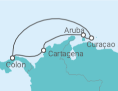 Itinerario del Crucero Aruba, Curaçao, Panamá - Royal Caribbean